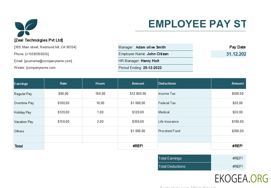 Inde Zeal Technologies Pvt Ltd excel et pdf